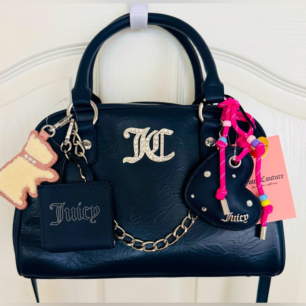 NWT Juicy Couture Jucify Satchel in Regal Blue